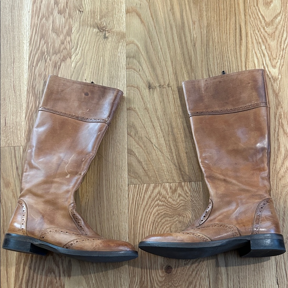 Women’s Brown Italian Leather Boots DIVA Firenze